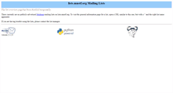 Desktop Screenshot of lists.mnstf.org
